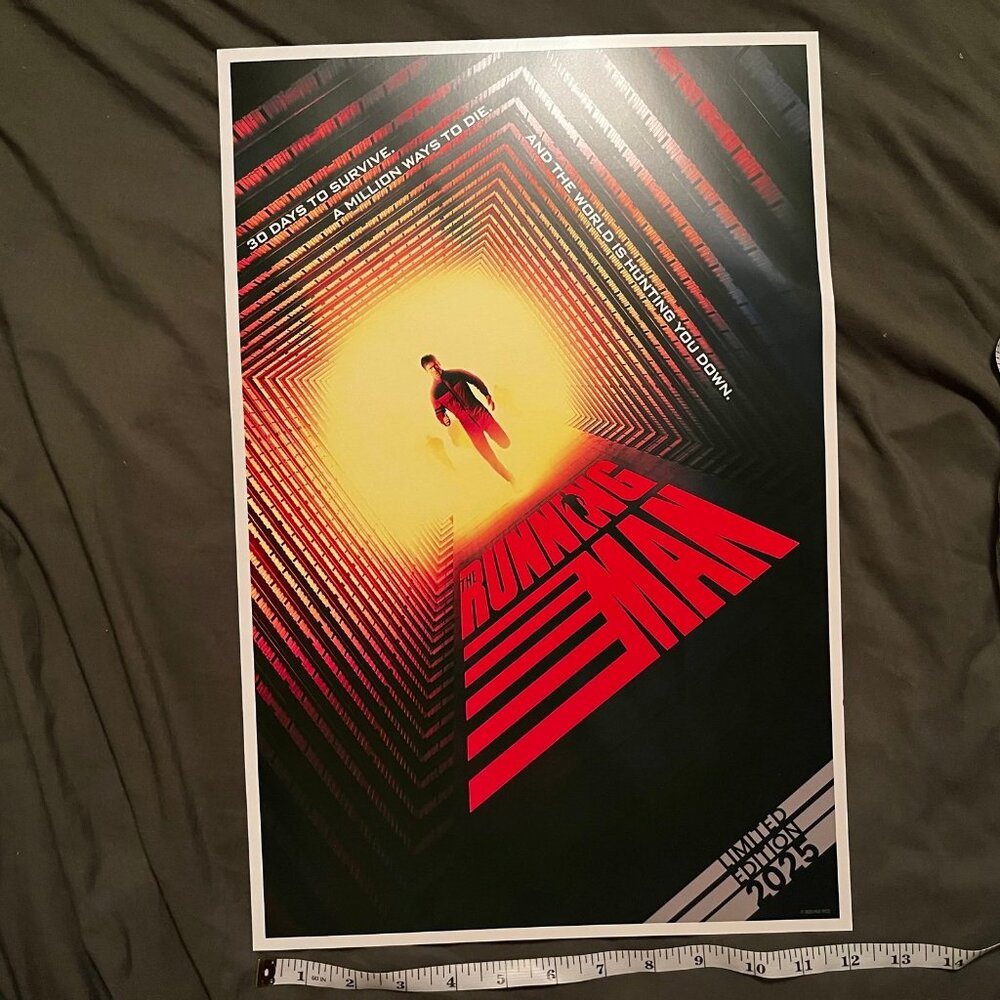 The Running Man 2025 - AMC Exclusive Collectible Poster
